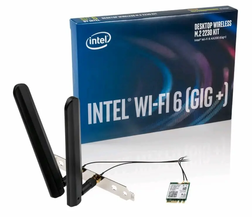 Intel Wi-Fi 6 (Gig+) Desktop Kit / AX200 / Wi-Fi adaptér